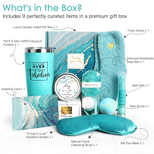 Birthday Gifts for Women, Unique Gift Ideas Relaxing Spa Gift Basket Set Christmas Gifts for Friendship Mom Sister Best Friend Wife Coworker Teacher Nurse Women Who Have Everything
