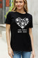 Simply Love Simply Love Full Size LESS PEOPLE MORE DOGS Heart Graphic Cotton Tee