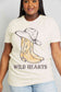 Simply Love Full Size WILD HEARTS Graphic Cotton Tee