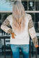 Leopard Round Neck Dropped Shoulder T-Shirt