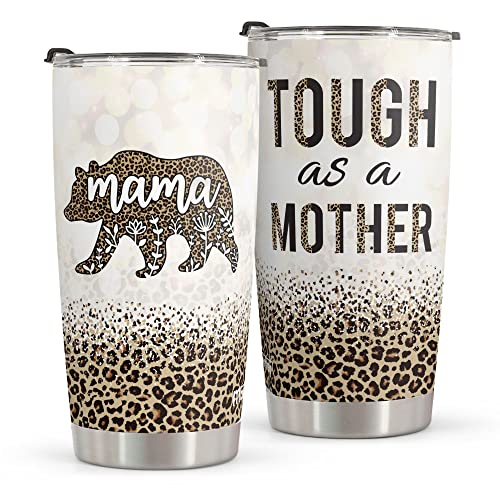 Macorner Mothers Day Gifts - Birthday Gifts for Mom Nana & Mothers Day Gifts From Daughter Son - Mom Gifts Mother's Day Christmas Gifts For Women Mom Grandma - Stainless Steel Bear Tumbler 20oz