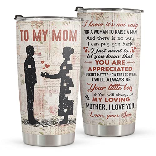 Macorner Mothers Day Gifts - Birthday Gifts for Mom Nana & Mothers Day Gifts From Daughter Son - Mom Gifts Mother's Day Christmas Gifts For Women Mom Grandma - Stainless Steel Bear Tumbler 20oz