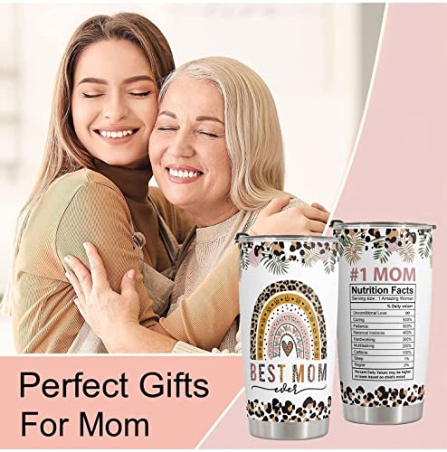 Macorner Mothers Day Gifts - Birthday Gifts for Mom Nana & Mothers Day Gifts From Daughter Son - Mom Gifts Mother's Day Christmas Gifts For Women Mom Grandma - Stainless Steel Bear Tumbler 20oz