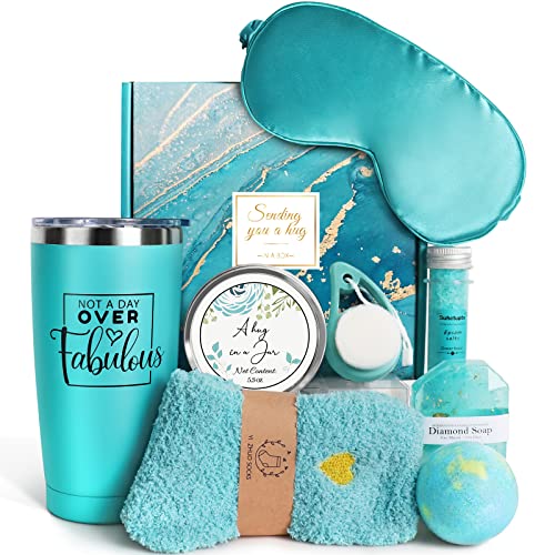 Birthday Gifts for Women, Unique Gift Ideas Relaxing Spa Gift Basket Set Christmas Gifts for Friendship Mom Sister Best Friend Wife Coworker Teacher Nurse Women Who Have Everything