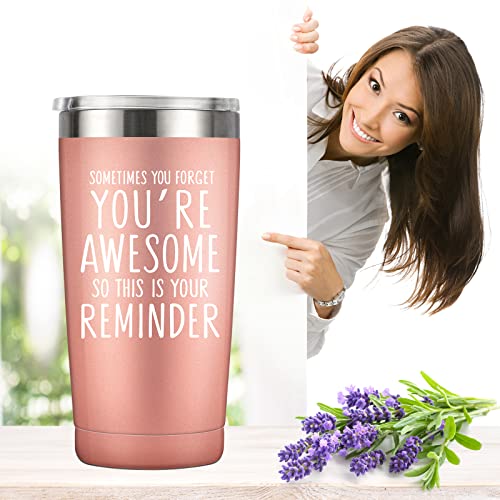 MASGALACC Inspirational Gifts for Women - Birthday Gifts, Thank You Gifts for Women, Mom, Wife, Sister, Best Friend, Her, Coworker, Employee - 20 Oz Insulated Tumbler