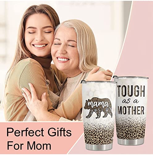 Macorner Mothers Day Gifts - Birthday Gifts for Mom Nana & Mothers Day Gifts From Daughter Son - Mom Gifts Mother's Day Christmas Gifts For Women Mom Grandma - Stainless Steel Bear Tumbler 20oz