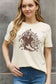 Simply Love Full Size Cowboy Boots Flower Graphic Cotton Tee