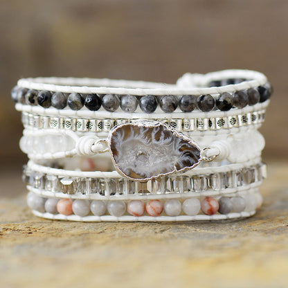 Natural Stone Layered Bracelet