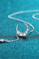 Star & Moon Moissanite Necklace